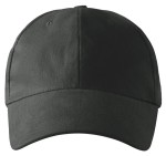 6-панелна бейзболна шапка, тъмен шисти