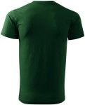 Мъжка семпла тениска, бутилка зелено