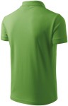 Мъжка свободна риза поло, грахово зелено