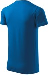 Мъжка тениска декорирана, океанско синьо