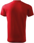 Тежка тениска с къс ръкав, червен