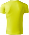 Koszulka sportowa unisex, neonowy żółty