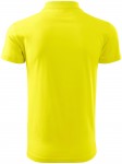Męska luźna koszulka polo, cytrynowo żółty