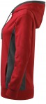 Stylowa damska bluza z kapturem, czerwony
