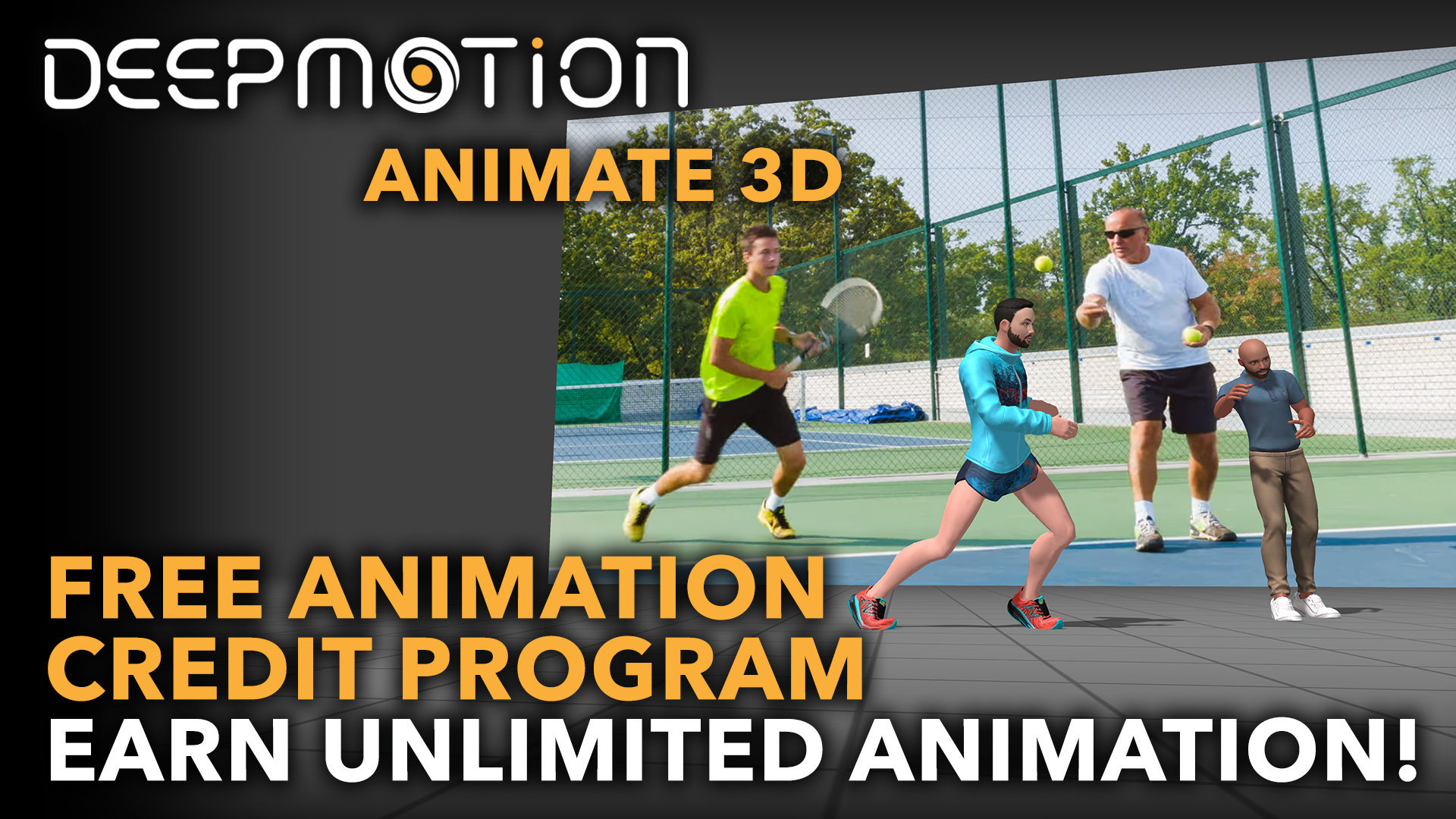 Introducing DeepMotion's Free Animation Credit Program!