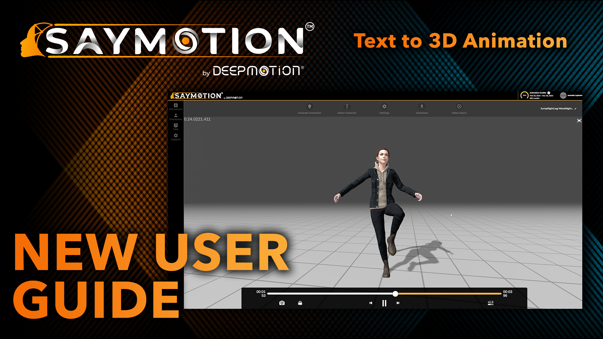 SayMotion™ Open Beta Guide: Getting Started With Text-to-3D Animation