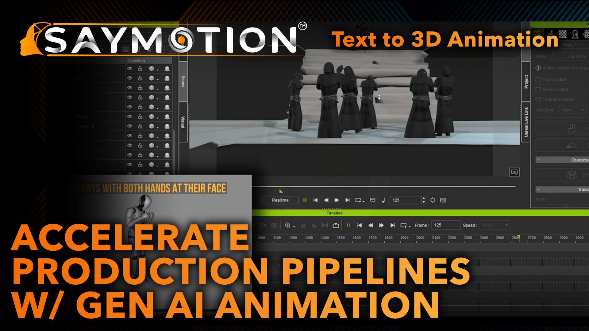 SayMotion: A Game-Changer in 3D Animation Production Pipelines
