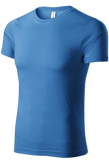 Tricou ușor cu mâneci scurte, albastru deschis