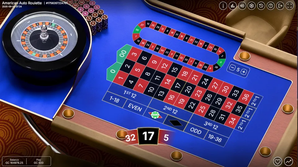 17 Roulette Play American Auto Roulette Live Dealer Game | HelloMillions