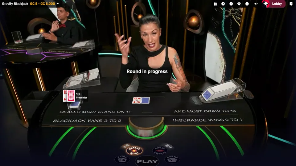 Play Gravity Blackjack by ICONIC21 | HelloMillions