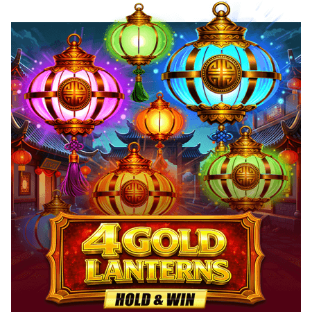 4 Gold Lanterns Hold & Win