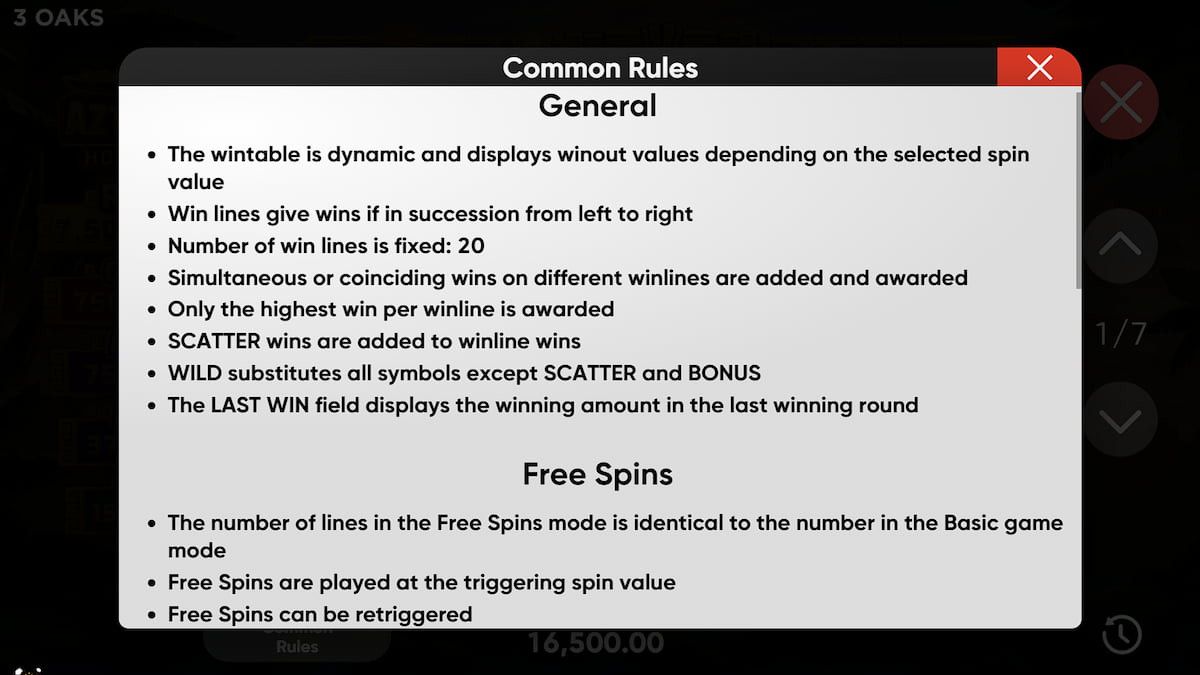 Aztec Fire Hold and Win slot game rules