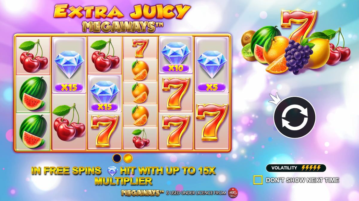 Extra Juicy Megaways online slot game