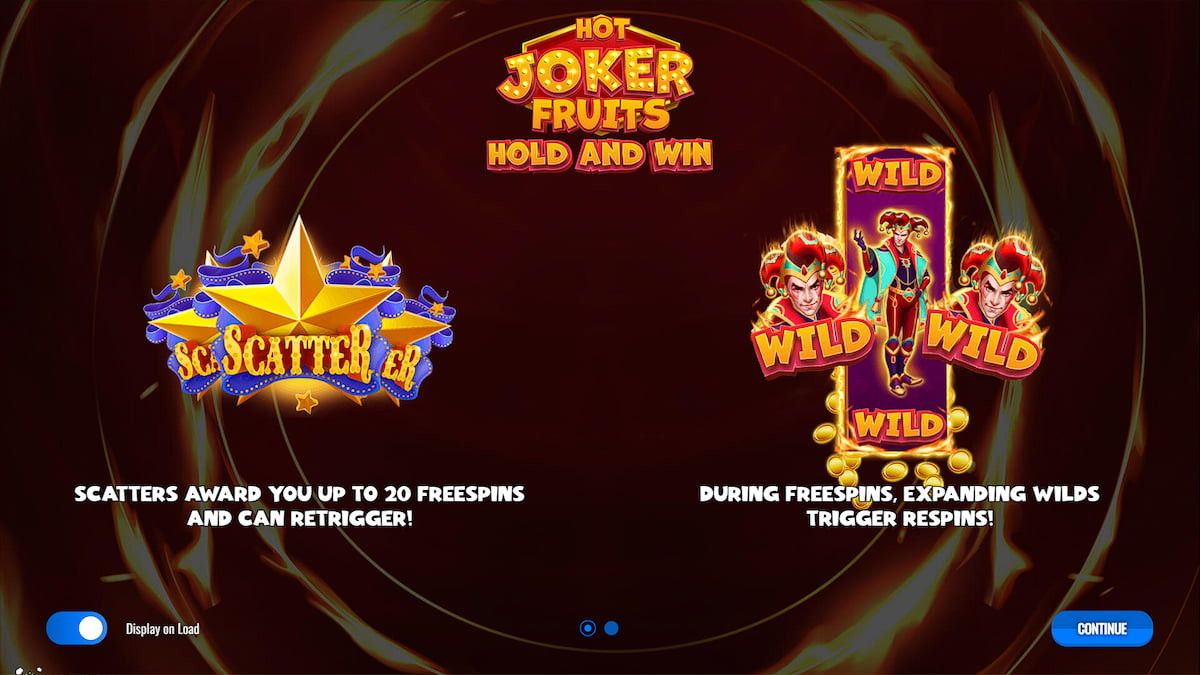 Hot Joker Fruits Hold and Win online slot game