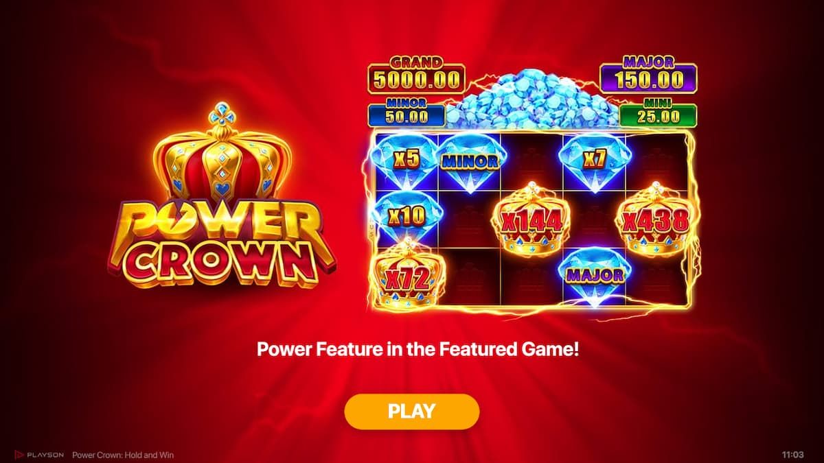 Power Crown Hold and Win online slot game