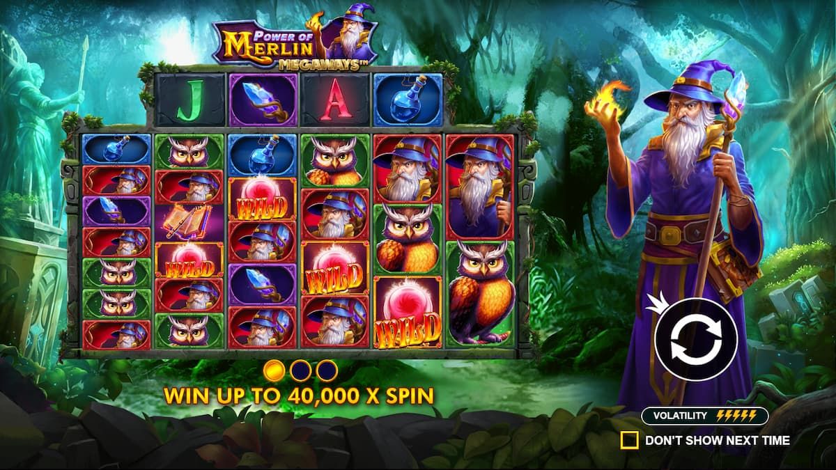 Power of Merlin Megaways online slot game