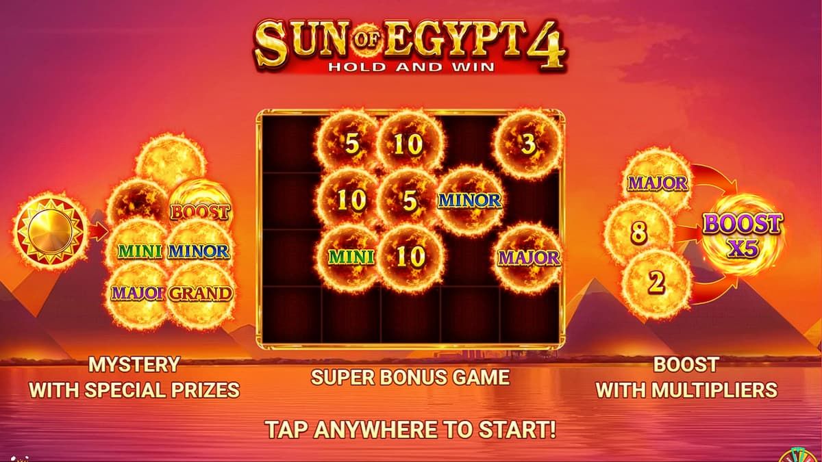 Sun of Egypt 4 Hold and Win online slot game