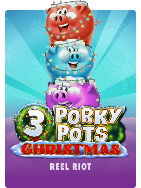 3 Porky Pots Christmas