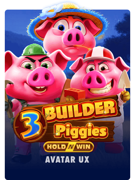 3 Builder Piggies Hold N Win