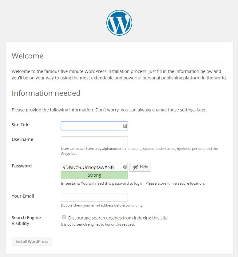 WordPress Admin