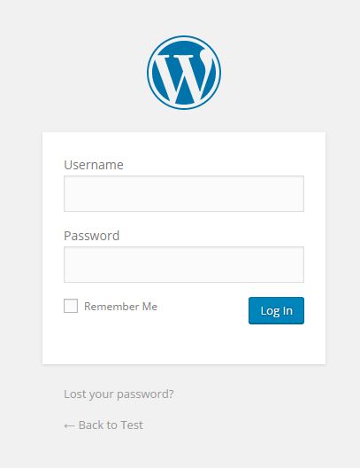 WordPress Login