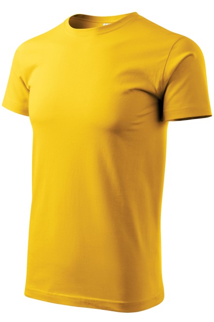 Ανδρικό απλό μπλουζάκι, κίτρινος