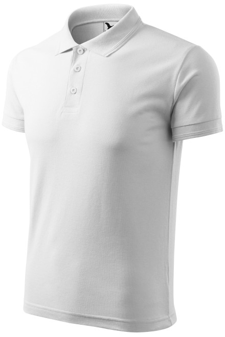 Ανδρικό πουκάμισο πόλο, λευκό
