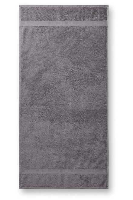 Βαμβακερή πετσέτα βαμβακιού, 50x100cm, ανοιχτό ασήμι