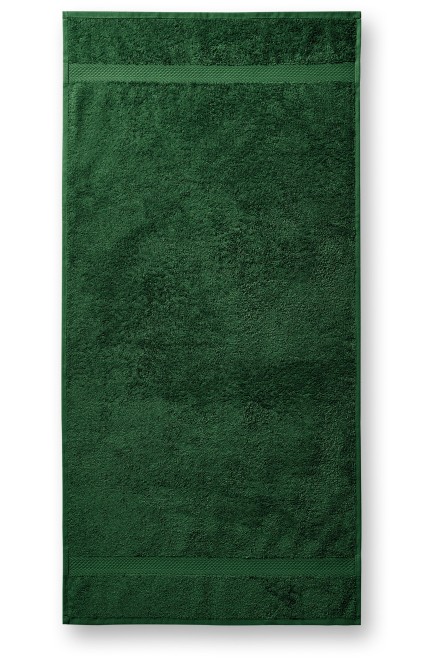 Βαμβακερή πετσέτα βαμβακιού, 50x100cm, πράσινο μπουκάλι