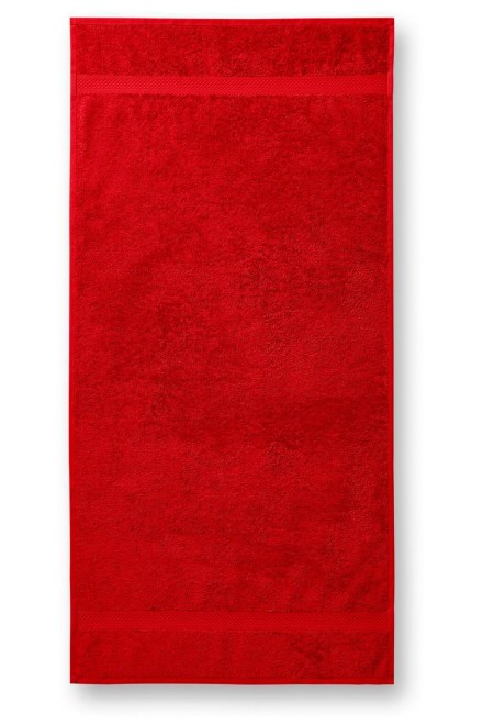 Βαμβακερή πετσέτα βαμβακιού, 50x100cm, το κόκκινο