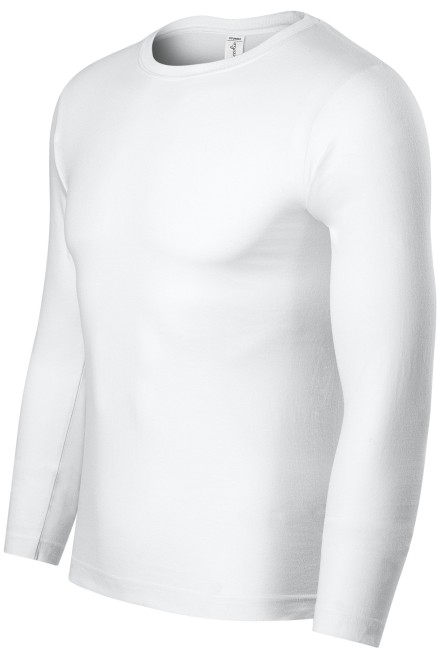 Ελαφρύ μπλουζάκι με μακριά μανίκια, λευκό