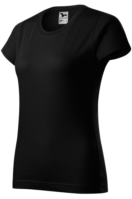 Γυναικείο απλό μπλουζάκι, μαύρος