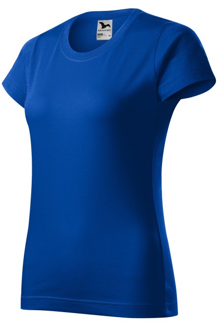 Γυναικείο απλό μπλουζάκι, μπλε ρουά