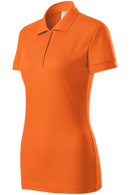 Γυναικείο κοντό πουκάμισο πόλο, πορτοκάλι