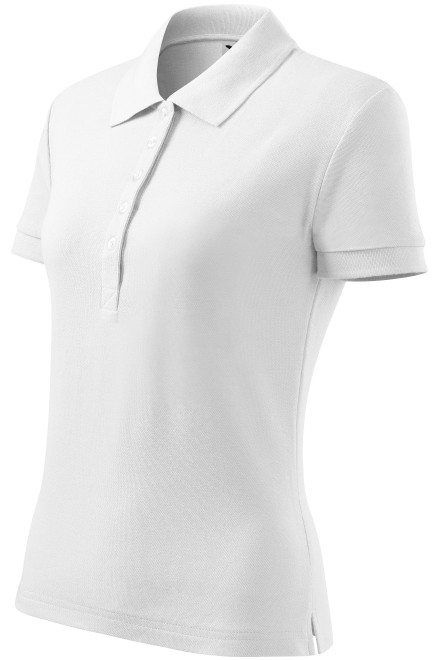 Γυναικείο πουκάμισο πόλο, λευκό