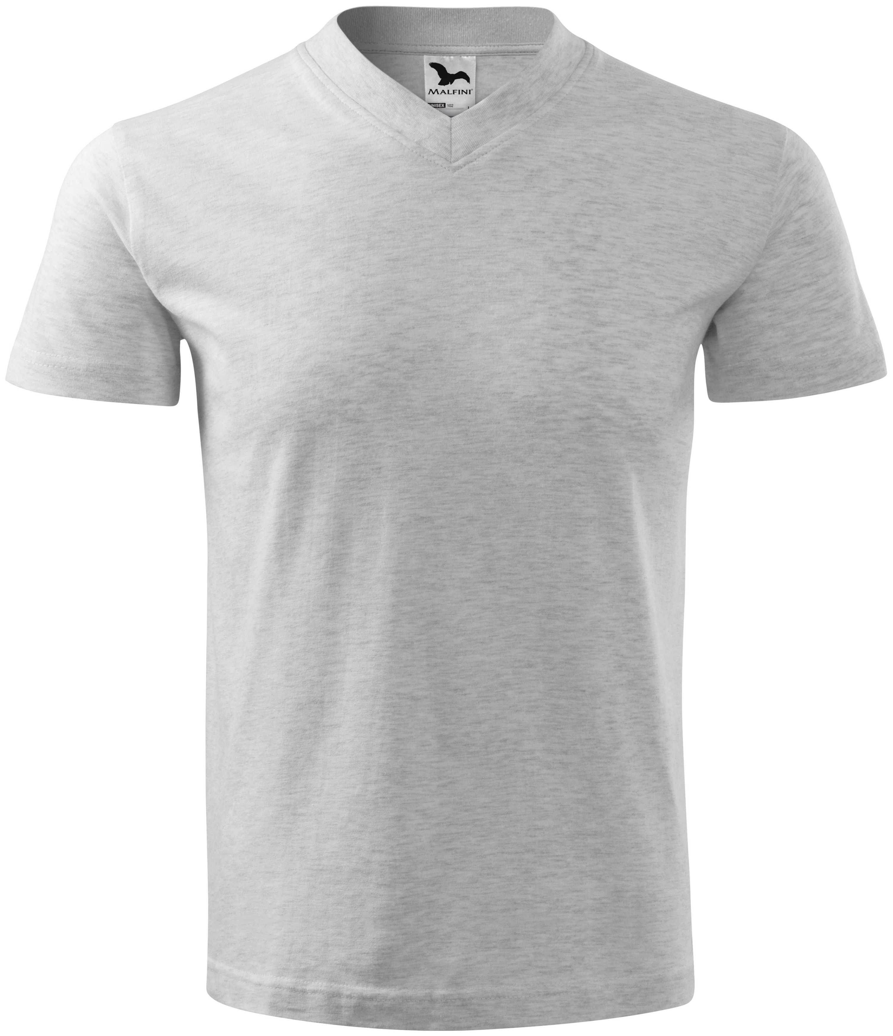 Μπλουζάκι με κοντά μανίκια, μεσαίο βάρος, ανοιχτό γκρι μάρμαρο, XL