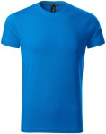 Ανδρικό μπλουζάκι διακοσμημένο, μπλε του ωκεανού