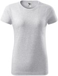 Γυναικείο απλό μπλουζάκι, ανοιχτό γκρι μάρμαρο