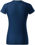 Γυναικείο απλό μπλουζάκι, μπλε μεσάνυχτα