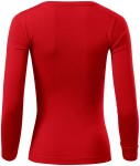Γυναικείο μπλουζάκι με μακριά μανίκια, το κόκκινο