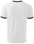 Μπλουζάκι αντίθεσης Unisex, λευκό