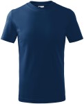Παιδικό απλό μπλουζάκι, μπλε μεσάνυχτα