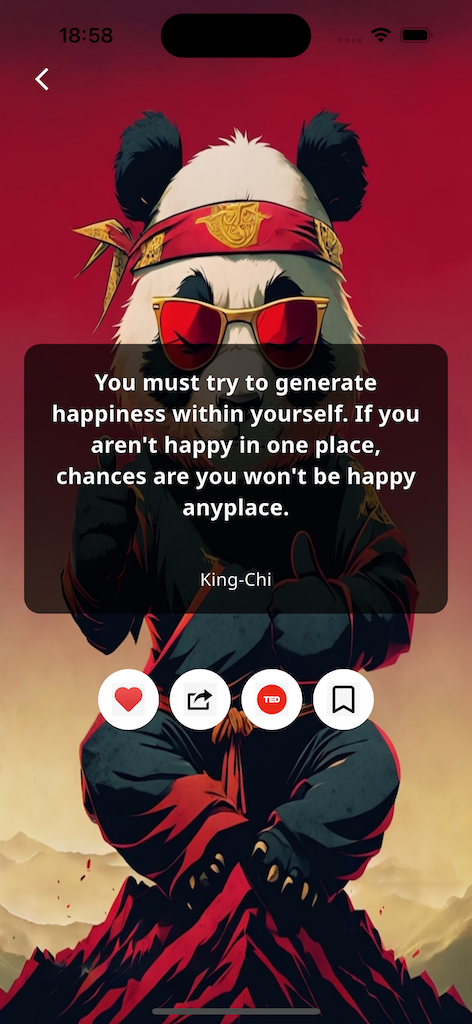 King-Chi Self Care App Screenshot