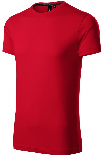 Lacné exkluzívne pánske tričko, formula červená