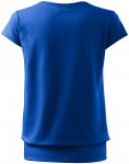Lacné dámske trendové tričko, kráľovská modrá