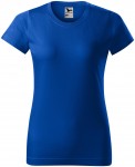 Lacné dámske tričko jednoduché, kráľovská modrá