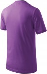 Lacné detské tričko jednoduché, fialová