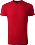 Lacné exkluzívne pánske tričko, formula červená