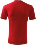 Lacné tričko klasické, červená