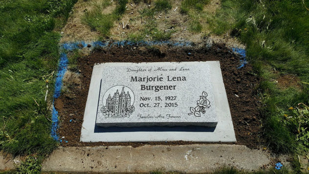 Larkin Mortuary Headstone